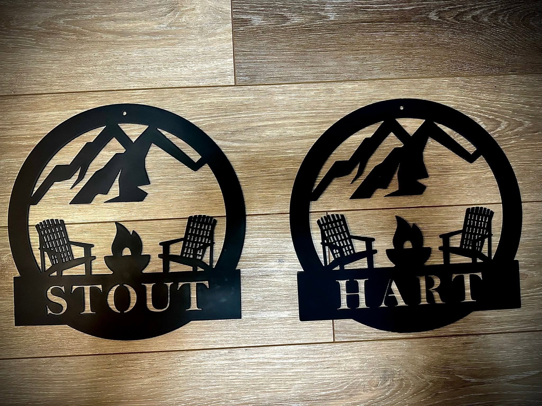 Lake House Name Signs