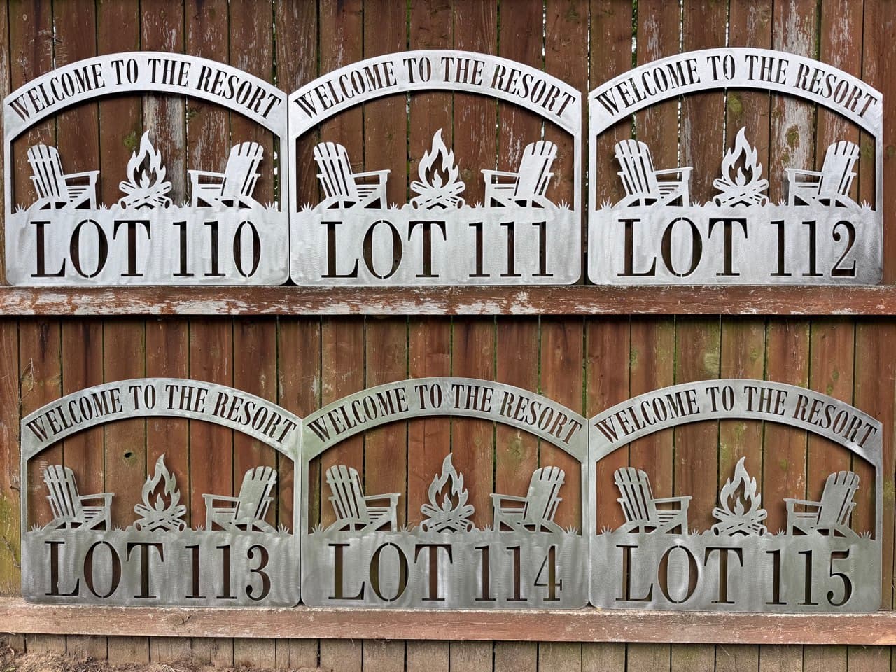 Resort Lot Signs