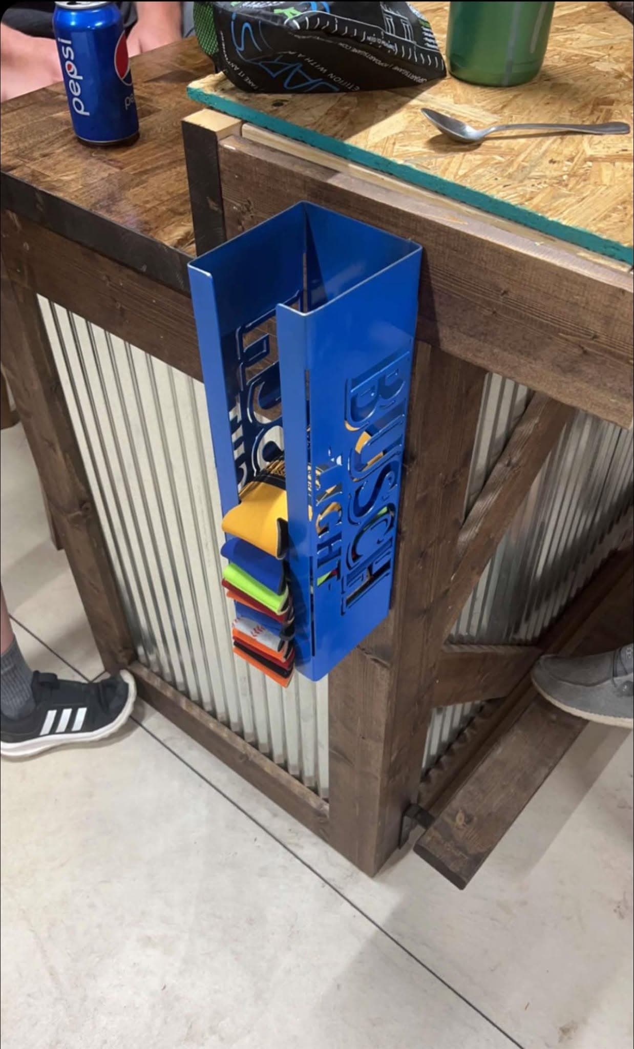 Blue Toolbox Cabinet