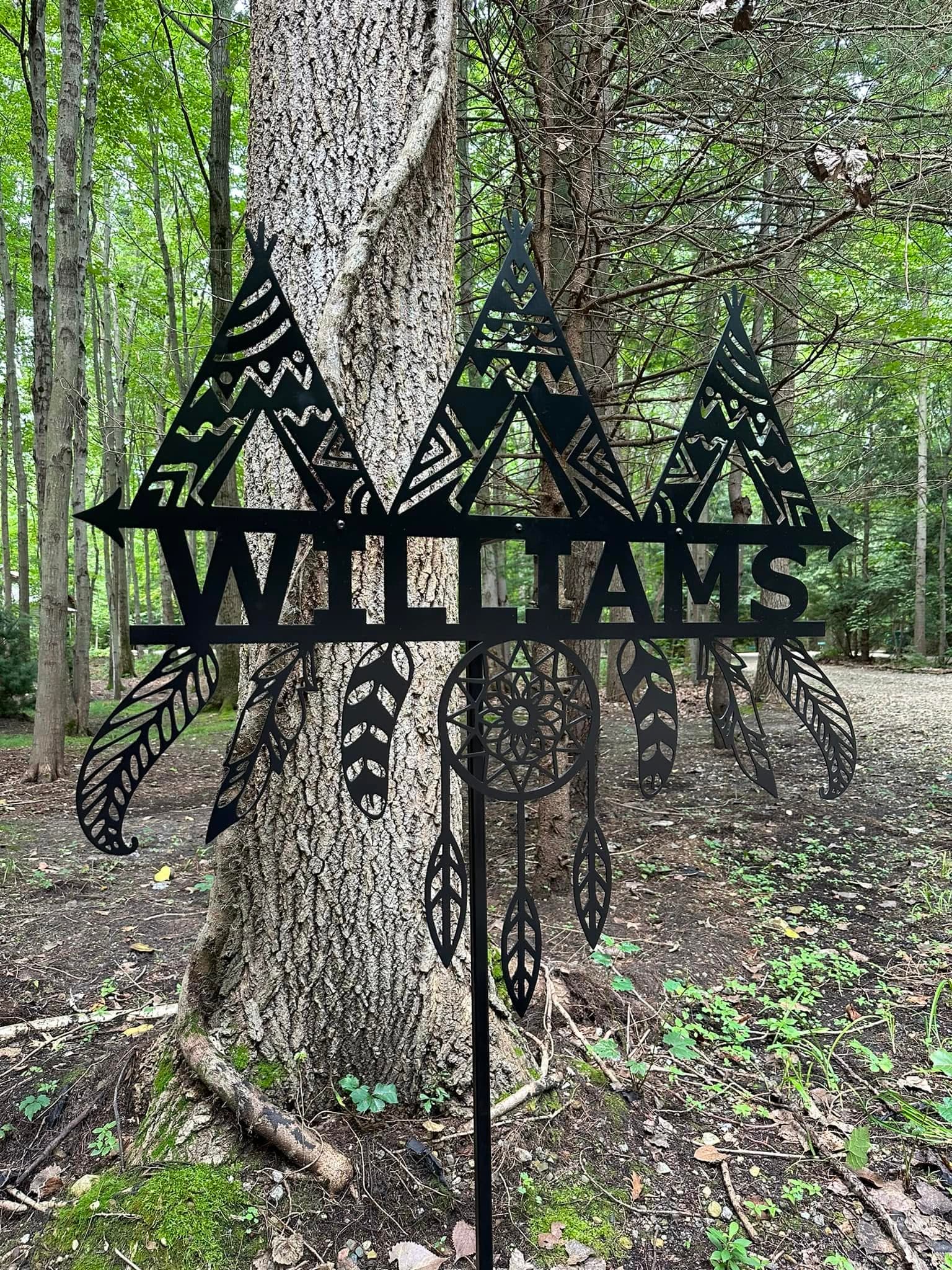 Williams Tree Sign