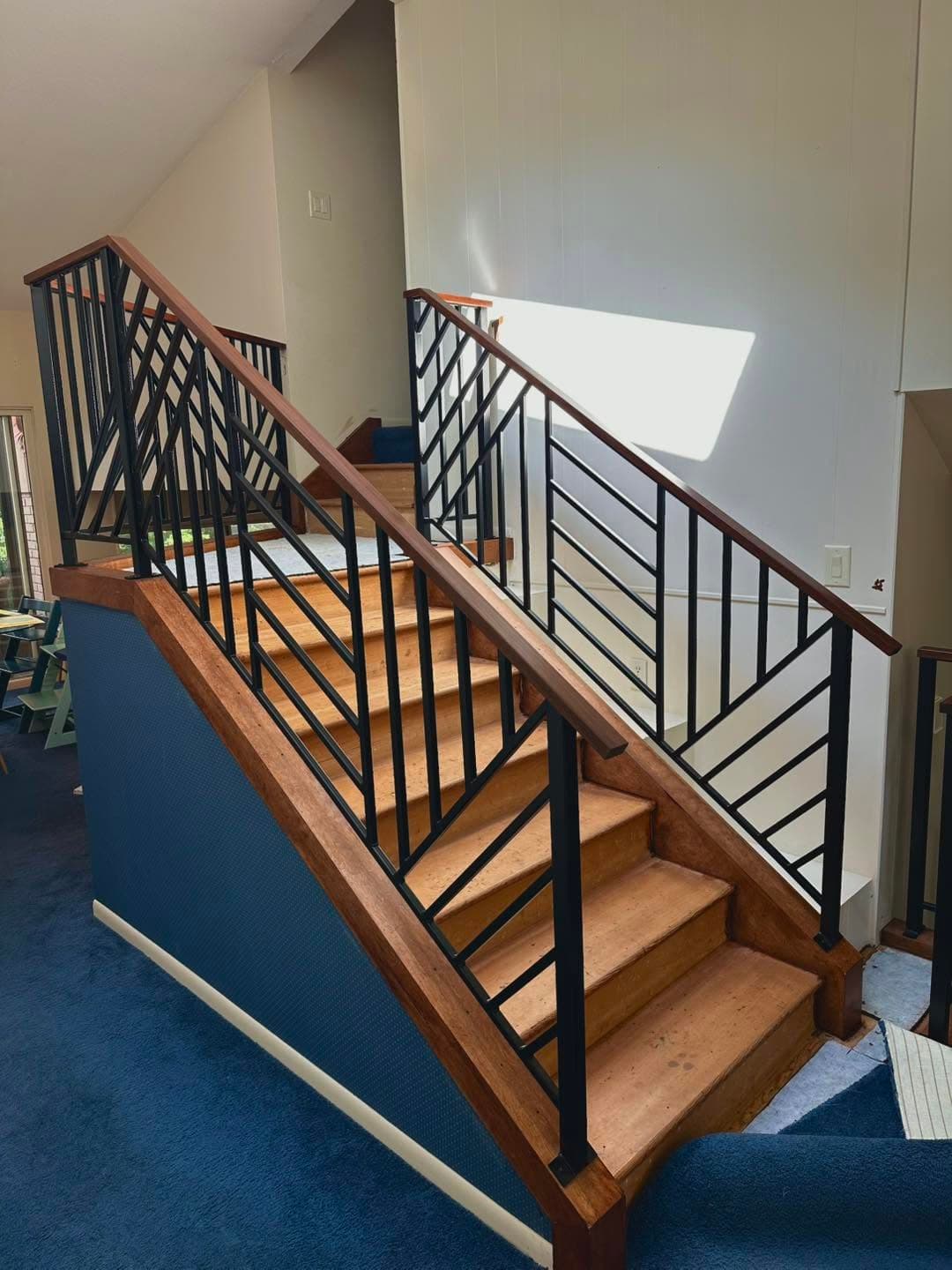 Chevron Interior Stair