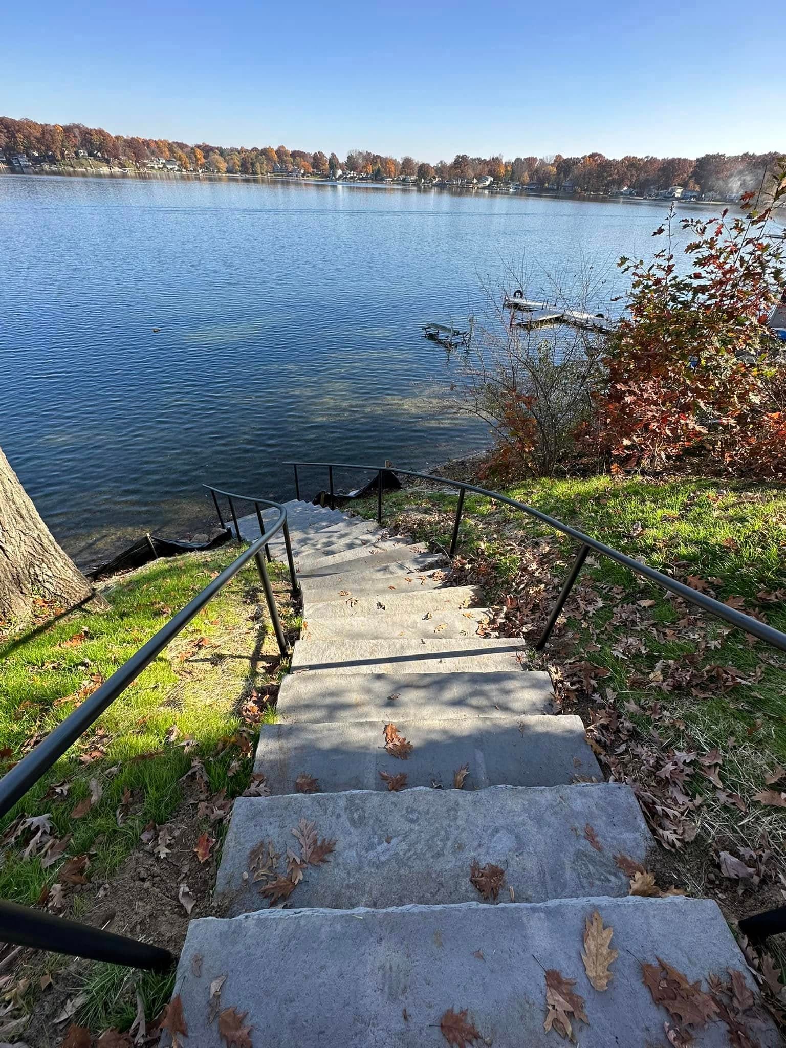 Lake Steps Single Rail