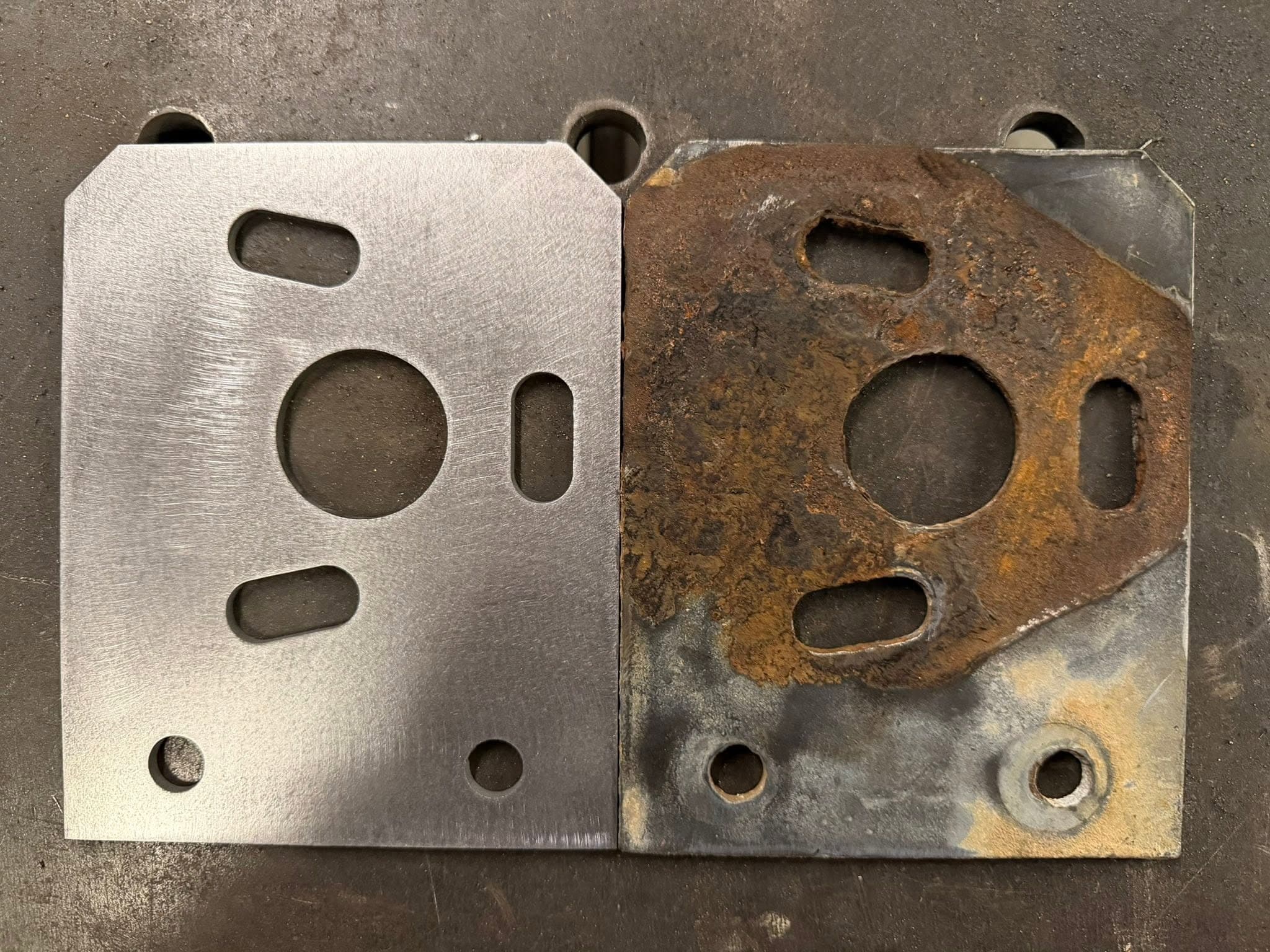 Steel Brackets Pair